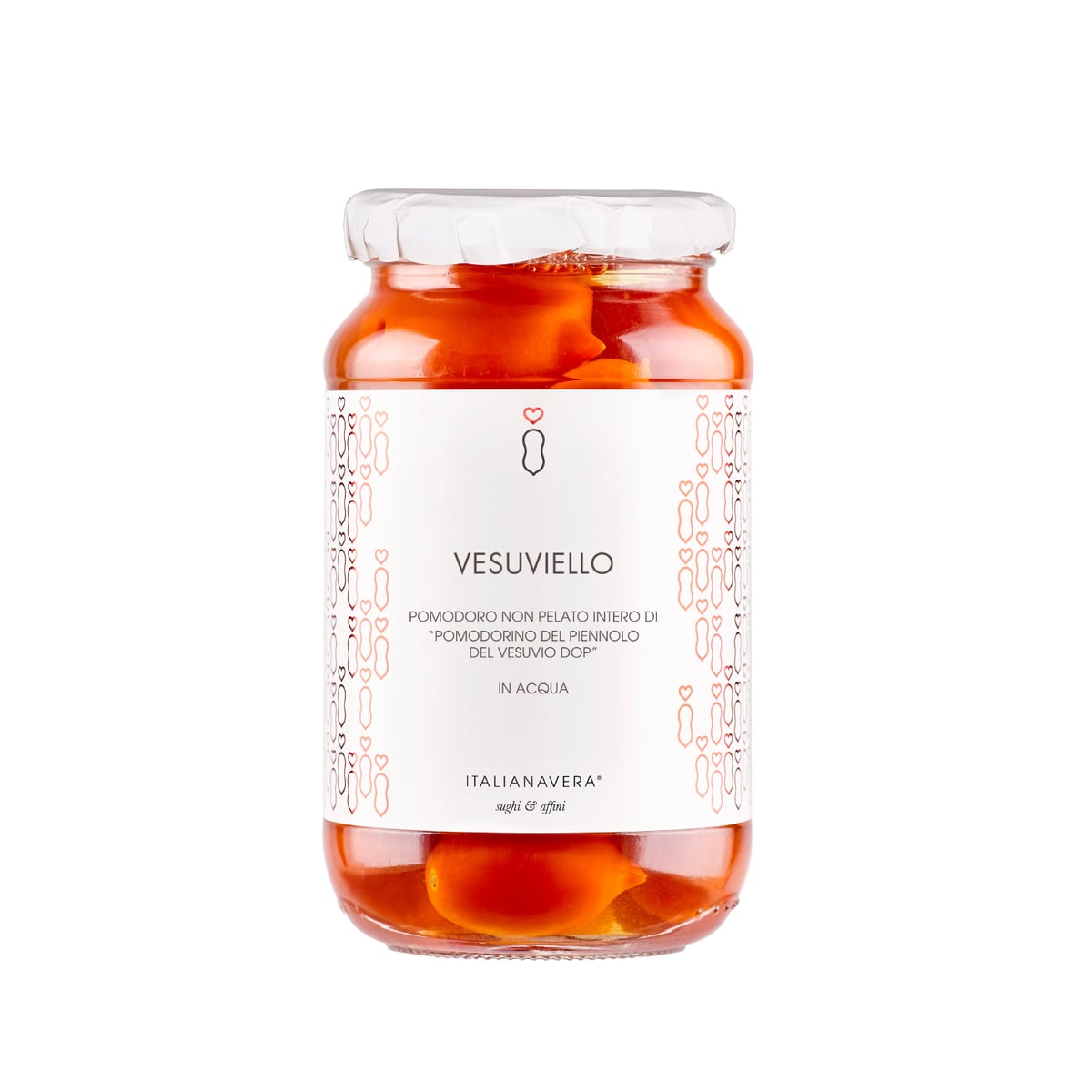 Vesuviello – Pomodoro non pelato intero di "Pomodorino del Piennolo del Vesuvio DOP" 520g